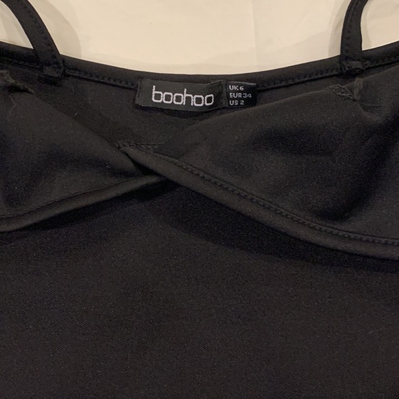 Black Boohoo size 2 top - Picture 3 of 3